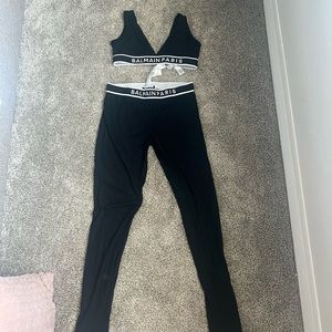AUTHENTIC Balmain Two Piece legging set